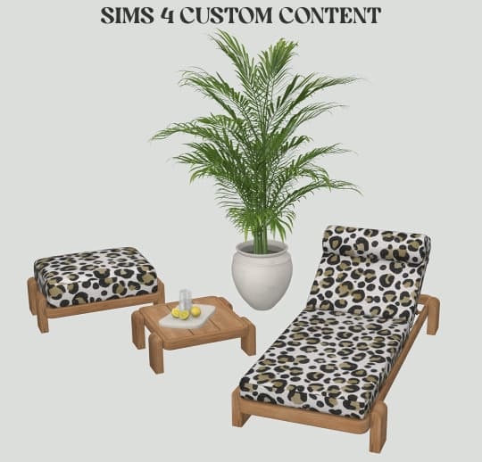 Сет для зоны у бассейна May Poolside